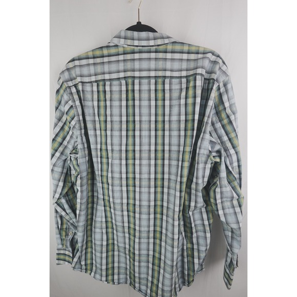 Tommy Bahama Large Shirt Mens Green Plaid Island Modern Fit Long Sleeve Button‎ - Picture 2 of 6